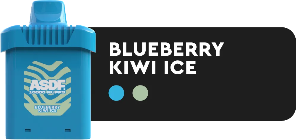 What is ASDF Vape? ASDF CONVERT STARTER KIT 20ml of salt nicotine  5% strength Long lasting battery of 500mah (Type-C Rechargeable) with Led battery indicator: Green 71-100%, Blue 26-70%, Red