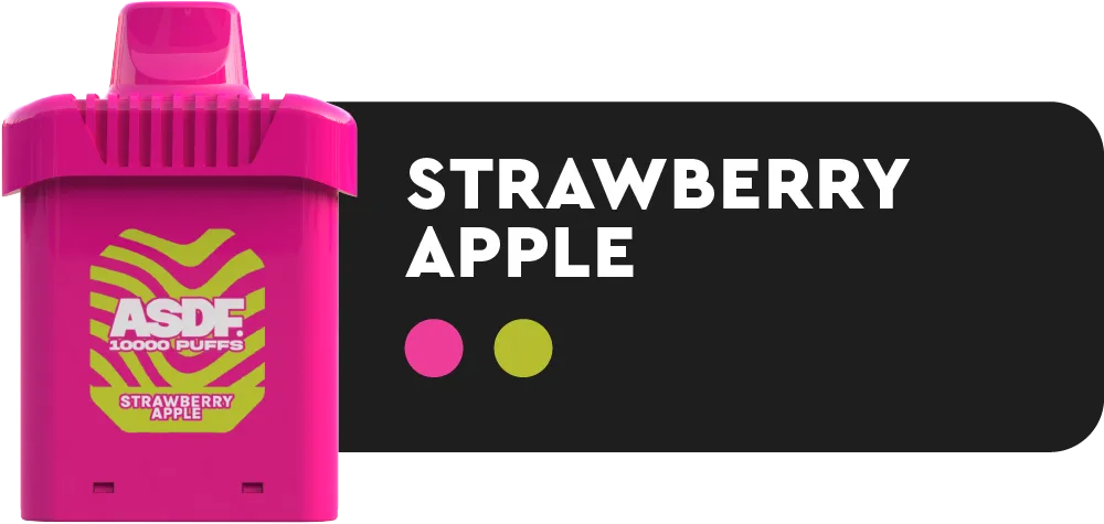 What is ASDF Vape? ASDF CONVERT STARTER KIT 20ml of salt nicotine  5% strength Long lasting battery of 500mah (Type-C Rechargeable) with Led battery indicator: Green 71-100%, Blue 26-70%, Red