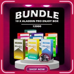 10 X ALADDIN PRO 12000 DISPOSABLE - VAPE DELIVERY SG SINGAPORE Sale of bundle package ALADDIN PRO ENJOY BOX 12000 Puffs Disposable , choose 10 x Pcs flavour get lowest price at VAPE DELIVERY SG SINGAPORE SHOP! The Aladdin Pro enjoy 12K puffs Ready stock in our sg singapore store online shop for same day delivery. Discover the latest Aladdin Pro Enjoy Box 12000 Puffs Disposable ! Design in a sleek cigarette-box-style design with a cap for mouthpiece protection! Enjoy 15 delightful flavors with 12K smooth puffs, each bursting with sweet perfection! The Aladdin Pro 12k New Vape in our Vape Singapore Ready Stock , get it now with us and same day delivery ! Enjoy delicious vaping experience . Specification : Puffs : 12,000 Coil : 1.0 Ohm Mesh coil Battery Capacity : 650mAh Rechargeable Nicotine Strength : 5% Charging Time : Roughly 10 min - 15 min Package Include : 10 PCS x ALADDIN PRO ENJOY BOX 12000 Puffs Free Delivery Charge ⚠️ALADDIN ENJOY BOX 12000 FLAVOUR LINE UP⚠️ Double Mango Candy Energy Drink Guava Hazelnut Coffee Honeydew Honeydew Yakult Mango Mango Bubblegum Mango Yakult Mango Peach Mixed Bubblegum Sirap Bandung Solero Lime Solero Yakult Solero Ice Cream Sour Bubblegum Strawberry Blackcurrant Strawberry Bubblegum Strawberry Grape Strawberry Mango White Coffee Yakult Strawberry Kiwi Gummy Bear Grape Lychee Grape Bubblegum Sakura Grape SG VAPE COD SAME DAY DELIVERY , CASH ON DELIVERY ONLY. TAKE BULK ORDER /MORE ORDER PLS CONTACT ME : VAPEDELIVERYSG VIEW OUR DAILY NEWS INFORMATION VAPE : TELEGRAM CHANNEL