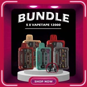 5PCS VAPETAPE 12000 DISPOSABLE - VAPE DELIVERY SG SINGAPORE Sale of bundle package VAPETAPE 12000 Puffs Disposable , choose 5 pcs flavour get lowest price at VAPE DELIVERY SG SINGAPORE SHOP! The Vapetape 12000 Disposable Support to 12k Puffs , is upgraded device from 8000 puffs. This Product is From ASDF Company also , The Vape tape 12k improve the volume, battery capacity and come with 20 +Plus new flavours. Vape tape 12000 remains classic cassette design which is comfortably in the hand , and the mouthpiece that is shaped to enhance the vaping experience. Discover out signature Double Mango flavor, alongside popular options like Infinity Pod Honeydew Watermelon, Sour Bubblegum , Solero Lime , Watermelon Peach, Gummy Bear, and Strawberry Lemon Tart. For those craving extra sweetness, you can also enjoy Ice Lemon Tea or Red Slurpee flavors. Specification : Nicotine 50mg (5%) Approx. 12000 puffs Mesh Coil Rechargeable Battery Charging Port: Type-C Package Include : 5PCS x VAPETAPE 12000 Puffs Free Delivery Charge ⚠️VAPETAPE 12000 FLAVOUR LINE UP⚠️ Double Mango Mango Grape Mango Lychee Strawberry Lychee Lychee Blackcurrant Grape Blackcurrant Honeydew Watermelon Pineapple Orange Kiwi Passion Fruit Guava Peach Mixed Berries Lemon Cola Blackcurrant Yakult Gummy Bear Solero Lime Sour Bubblegum Banana Custard Strawberry Lemon Tart Honeydew Blackcurrant Ice Lemon Tea Red Slurpee Grape Bubblegum Yakult Watermelon Peach Peach Lychee SG VAPE COD SAME DAY DELIVERY , CASH ON DELIVERY ONLY. TAKE BULK ORDER /MORE ORDER PLS CONTACT ME : VAPEDELIVERYSG VIEW OUR DAILY NEWS INFORMATION VAPE : TELEGRAM CHANNEL