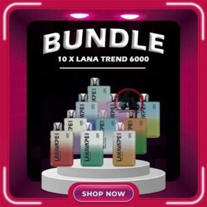 10PCS LANA TREND 6000 DISPOSABLE - VAPE DELIVERY SG SINGAPORE Sale of bundle package LANA TREND 6000 Puffs Disposable , choose 10 pcs flavour get lowest price at VAPE DELIVERY SG SINGAPORE SHOP! The Lana Trend 6000 Puffs Disposable Vape Powered by a 550mAh battery, the Lana Trend 6K goes the extra mile, offering an impressive 6K puffs on a single charge , Big farewell to the inconvenience of frequent recharges, and relish uninterrupted vaping throughout your day. The Lana Trend ditches buttons and complicated menus in favor of a user-friendly inhale activation system. Simply take a puff from the mouthpiece, and watch as it produces a discreet , satisfying vapor. Package Include : 10PCS x LANA TREND 6000 Puffs Free Delivery Charge Specifition : Nicotine (30mg) 3% Approx. 6000 Puffs Capacity 8ml Rechargeable Battery 550mAh Charging Port: Type-C ⚠️LANA TREND 6000 FLAVOUR LINE UP⚠️ Tie Guan Yin Lychee Watermelon Grape Rootbeer Menthol Ice Peach Pomelo Jasmine Tea Thai Mango Spring Water Ice Lemon Tea Sakura Yogurt Taro Sago Dessert Guava Classic Tobacco SG VAPE COD SAME DAY DELIVERY , CASH ON DELIVERY ONLY. TAKE BULK ORDER /MORE ORDER PLS CONTACT ME : VAPEDELIVERYSG VIEW OUR DAILY NEWS INFORMATION VAPE : TELEGRAM CHANNEL