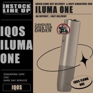 IQOS ILUME ONE DEVICE - VAPE DELIVERY SG SINGAPORE The IQOS Iluma One Kit Ready stock in our sg singapore store online shop for same day delivery. IQOS ONE sets new standards and offers you our most modern design for real tobacco enjoyment at the highest level. Advanced with SMARTCORE INDUCTION SYSTEM™, for the first time without tobacco residue and completely without cleaning. Brand new IQOS 4th generation device. All-in-one model. Heating without blade. No cleaning required. Designed in Switzerland by PMI. For use with Terea sticks only. Package Include: ILUMA ONE DEVICE Power Adapter & Charging Cable *TEREA tobacco sticks are not included. Compatible with : Terea ⚠️IQOS ILUMA ONE COLOR LINE UP⚠️ Blue Gold Green Grey Pink SG VAPE COD SAME DAY DELIVERY , CASH ON DELIVERY ONLY. TAKE BULK ORDER /MORE ORDER PLS CONTACT ME : VAPEDELIVERYSG VIEW OUR DAILY NEWS INFORMATION VAPE : TELEGRAM CHANNEL