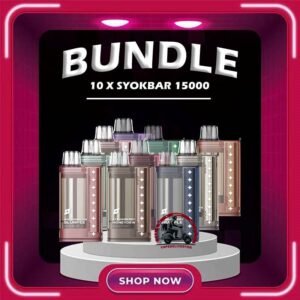 10PCS SYOKBAR 15000 DISPOSABLE - VAPE DELIVERY SG SINGAPORE Sale of bundle package SYOKBAR 15K Puffs Disposable , choose 10 x Pcs flavour get lowest price at VAPE DELIVERY SG SINGAPORE SHOP! The SYOK Bar 15000 vape also as SYOKBAR 15k puffs , this vape kit for you can enjoy one full day , Vape Ready stock at Singapore sg shop on sale for same day delivery. Syokbar 15000 puffs ready stock in Singapore. Syokbar offer 10 fruity flavor options to user. The device has an indicator to show battery and ejuice level. With transparent cover fashion design, syok bar is loved by Singaporean. Try syokbar now at VAPE DELIVERY SG , this device will make you 'syok syok'! Shop now. So fresh so boost with the new visible tank technology : See through flavor easier be prepared. Better taste & longer lasting. 8 min charge 1 day use powerful battery. Specification: Puffs: 15000 Puffs Nicotine Strength: 5% Volume: 25ML Flavour Charging: Recharging with Type C Coil: Mesh Coil Fully Charged Time: 25mins Package Include : 10Pcs x SYOKBAR 15000 Puffs Free Delivery Charge ⚠️SYOK BAR 15K FLAVOUR LINE UP⚠️ Pink Guava Double Grape Double Mango Lemon Sprite Sour Bubblegum Strawberry Honeydew Mango Peach Watermelon Strawberry Grapple Watermelon Slurpee Mixed Fruit Slurpee Sea Salt Lemon Lybena Lychee Double Strawberry Sunkiss Orange Apple Orange Strawberry SG VAPE COD SAME DAY DELIVERY , CASH ON DELIVERY ONLY. TAKE BULK ORDER /MORE ORDER PLS CONTACT ME : VAPEDELIVERYSG VIEW OUR DAILY NEWS INFORMATION VAPE : TELEGRAM CHANNEL