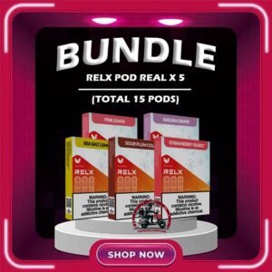 5BOX REAL POD REAL - VAPE DELIVERY SG SINGAPORE Sale of bundle package RELX POD REAL POD , choose 5BOX flavour get lowest price at VAPE DELIVERY SG SINGAPORE SHOP! The RELX Pod Real comes in a package of 3 pods, offering a more cost-effective option at less than RM10.7 per pod. Ready Stock at our singapore vape delivery sg , order with us get it same day received ! Powered by VCOT technology, the RELX Pod Real delivers superior cooling and richness with a 25% increase. Each pod offers up to 1000 puffs, cumulatively offering up to 3,000 puffs in the 3-pod pack, to ensure a lasting good taste experience. Featuring a visible tank to prevent burnt taste, it also provides exclusive flavors like Chrysanthemum Tea and Sour Plum Cola. Specification: Capacity: 2ML per pods Package: 3 pods Nicotine Strength: 3% Approximately Puffs: 100 per pods Compatible Device with : Relx Infinity 2 Device Relx Mini Device Package Include : 5 x RELX POD REAL ( TOTAL: 15 PODS) Free Delivery Charge ⚠️RELX POD REAL FLAVOUR LINE UP⚠️ Chrysanthemum Tea Grape TieGuanYin Icy Mineral Water Longjing Tea Matcha Frappe Orange Americano Pineapple Pink Guava Root Beer Sakura Grape Salty Caramel Coffee Sea Salt Lemon Sea Salt Mango Sour Haw Flakes Sour Plum Cola Strawberry Burst Tie Guan Yin SG VAPE COD SAME DAY DELIVERY , CASH ON DELIVERY ONLY. TAKE BULK ORDER /MORE ORDER PLS CONTACT ME : VAPEDELIVERYSG VIEW OUR DAILY NEWS INFORMATION VAPE : TELEGRAM CHANNEL