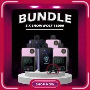 5PCS SNOWWOLF 16000 DISPOSABLE - VAPE DELIVERY SG SINGAPORE Sale of bundle package SNOWWOLF 16k Puffs Disposable Starter Kit , choose 5 x Pcs flavour get lowest price at VAPE DELIVERY SG SINGAPORE SHOP! The SNOWWOLF 16000 ( 16K Puffs ) STARTER KIT & CARTRIDGE POD Disposable vape Ready stock in our sg singapore store online shop for same day delivery. Introducing the innovative Snowwolf Smart HD with an impressive 16,000 puffs capacity. It feature a vibrant HD screen displaying your vaping duration, voltage level, battery life, and liquid percentage. Customize your experience with adjustable voltage settings from 5W to a powerful 15W, all powered by a reliable 650mAh battery with fast charging, 80% charge in just 20 minutes. Discover a unique feature – automatic vaping time monitoring for easy tracking of your sessions. Elevate your vaping experience with the Snowwolf . Locking/Unlocking the Device: To lock or unlock the device, press the button for 3 seconds. Switching Voltage: To switch the voltage, press the button 1 times. Each press will change the voltage in 1W increments. The available voltage options from 5W to 15W. STARTER KIT Package Include : X1 SNOWWOLF Device Battery X1 Prefilled Pod 16k Puffs Specifition : Nicotine Strength: 50mg ( 5% ) Battery Capacity : 800mAh Wattage : 15-25 watts adjustable Charging : 20 mins super charge Coils : Dual Mesh Coil E-liquid capacity : 12m Package Include : 5Pcs x SNOWWOLF 16000 Puffs Starter Kit Free Delivery Charge ⚠️SNOWWOLF 16000 STARTER KIT FLAVOUR LINE UP⚠️ Blow Pop (Strawberry BBG) Blue Power Watermelon (Berry Watermelon BBG) Meta Moon (Strawberry Watermelon Honeydew) Watermelon Mint Bubblegum Kiwi Passion Fruit Aloe Cream Cake Taro Ice Cream Double Mango Lychee Grape Strawberry Watermelon Strawberry Grape Candy Skittles SG VAPE COD SAME DAY DELIVERY , CASH ON DELIVERY ONLY. TAKE BULK ORDER /MORE ORDER PLS CONTACT ME : VAPEDELIVERYSG VIEW OUR DAILY NEWS INFORMATION VAPE : TELEGRAM CHANNEL