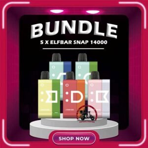 5PCS ELFBAR SNAP 14000 DISPOSABLE - VAPE DELIVERY SG SINGAPORE Sale of bundle package ELFBAR SNAP 14000 Puffs Disposable , choose 5 pcs flavour get lowest price at VAPE DELIVERY SG SINGAPORE SHOP! Introducing the ElfBar Snap Kit 14000 Puffs Starter Kit & Cartridge Prefilled Pod Disposable , a revolutionary disposable vaping device designed to deliver an unparalleled vaping experience. With an impressive array of flavors and a massive puff count, this kit is perfect for those seeking convenience, variety, and long-lasting performance. Discover the convenience and flavor of the Elf Bar Snap Kit 14000 Puffs. Whether you’re a seasoned vaper or new to vaping, this kit offers a hassle-free and flavorful solution. With its impressive puff count, diverse flavor options, and user-friendly design, the ElfBar Snap Kit is the ultimate choice for anyone looking to enjoy a premium vaping experience. Package Include : 5PCS x ELFBAR SNAP 14000 Puffs Free Delivery Charge Specification : Puffs: Up to 14000 Nicotine: 5% Battery Capacity: 200 mAh Charging Battery Capacity: 820 mAh Charging Port: Type-C ⚠️ELFBAR SNAP 12000 FLAVOUR LINE UP⚠️ Blueberry Grape Lychee King Mango King Mango Melon Sour Bubblegum Sour Kiwi SG VAPE COD SAME DAY DELIVERY , CASH ON DELIVERY ONLY. TAKE BULK ORDER /MORE ORDER PLS CONTACT ME : VAPEDELIVERYSG VIEW OUR DAILY NEWS INFORMATION VAPE : TELEGRAM CHANNEL